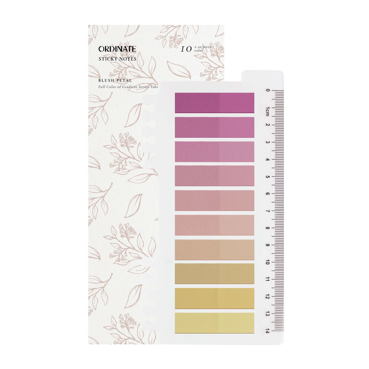 Blush Petal Sticky Notes
