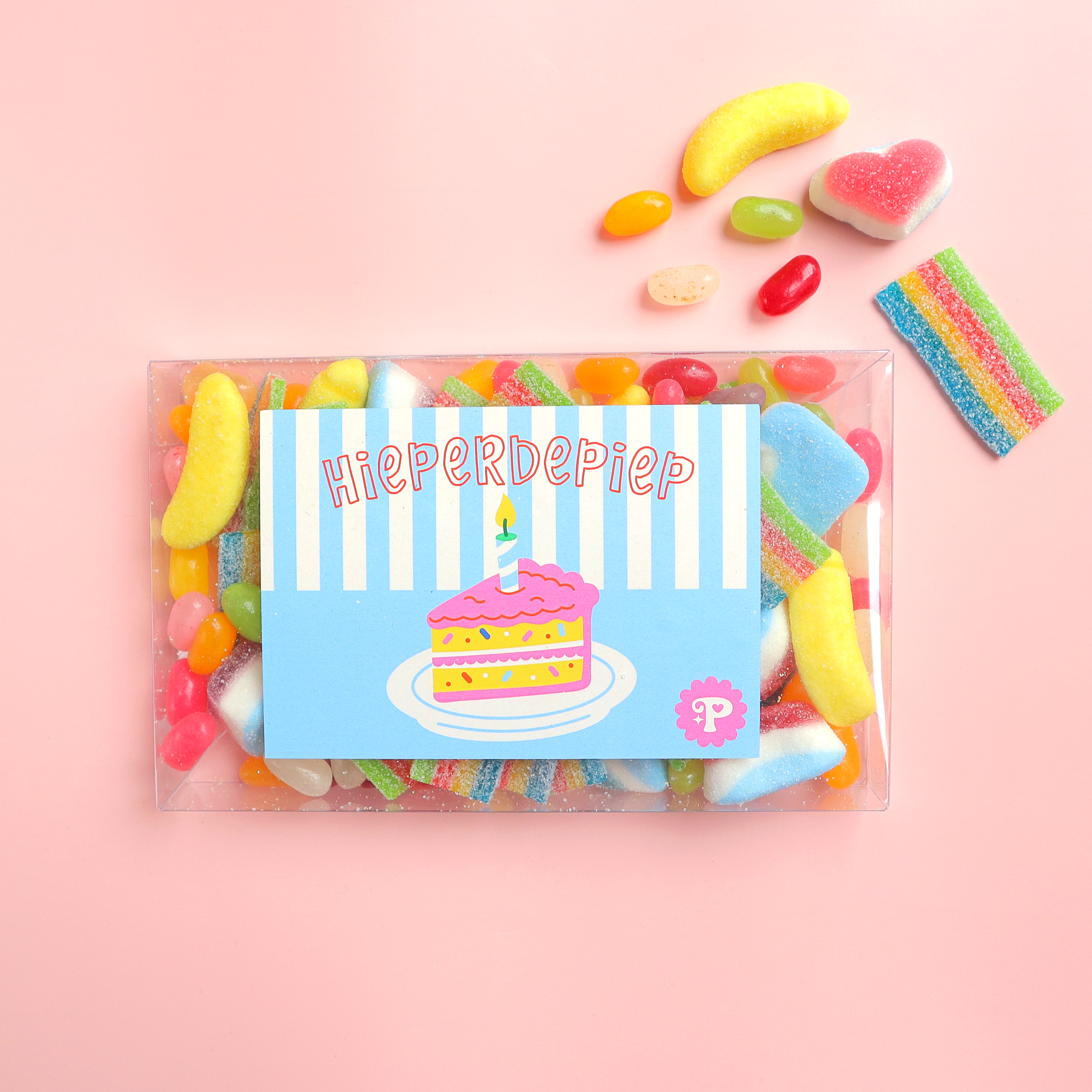 snoepcadeau per post verjaardag brievenbus