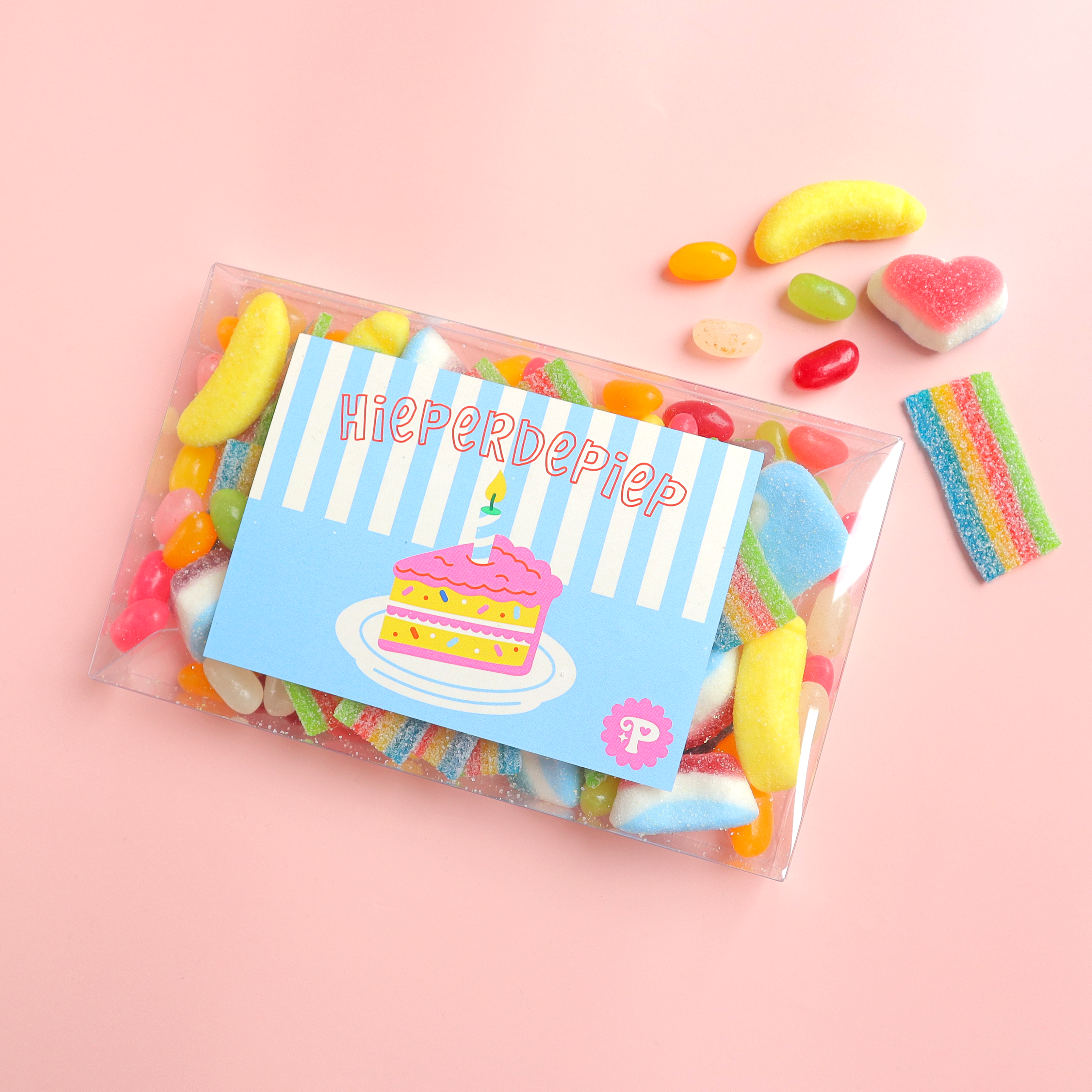 snoepcadeau verjaardag per post budget brievenbus