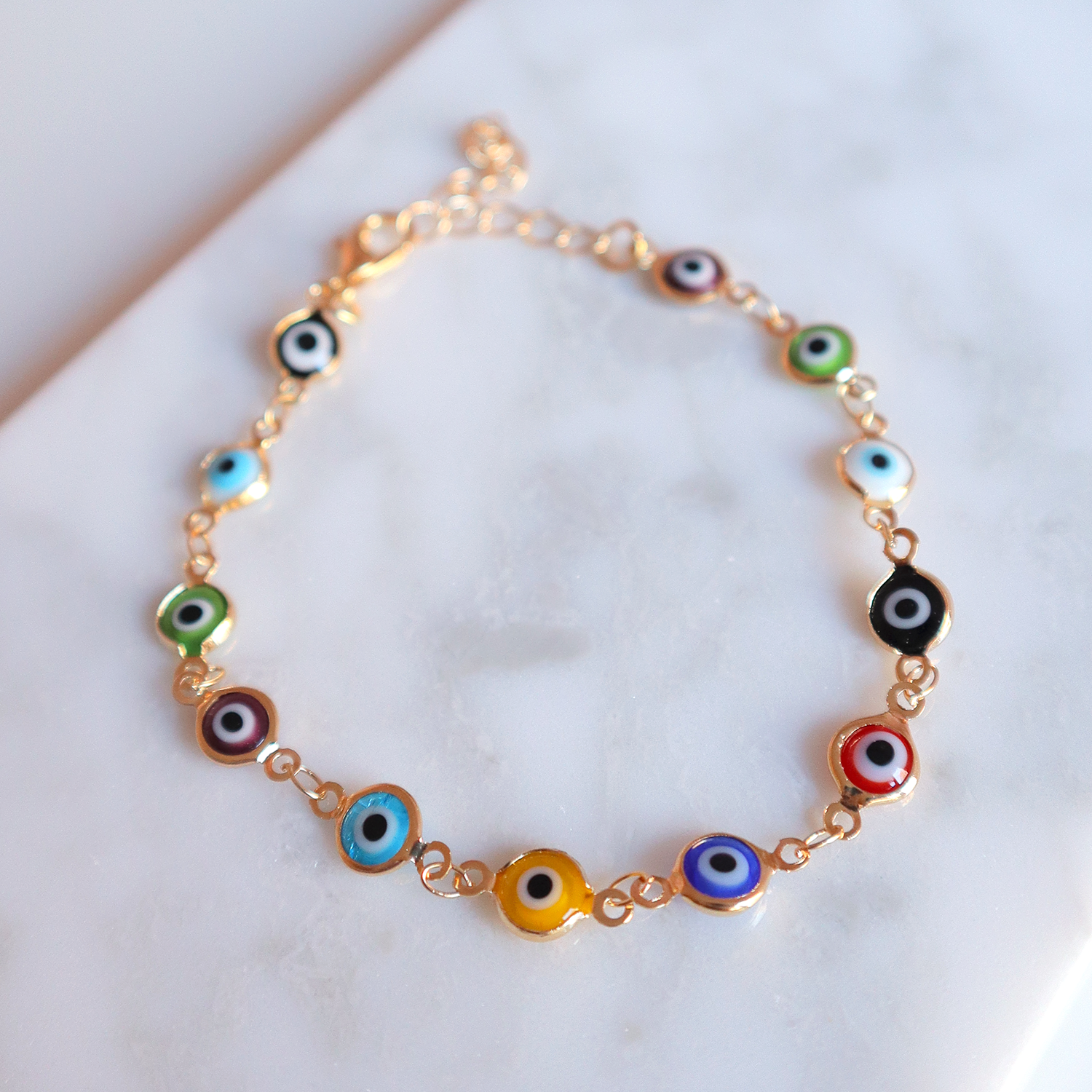 Armband boze oog multi