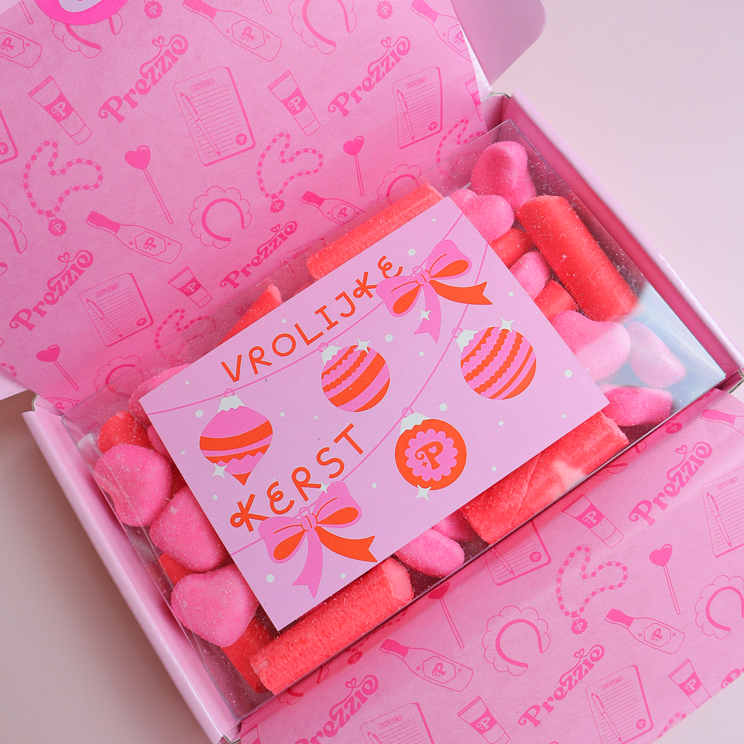 Snoepcadeau Vrolijke Kerst - Klein kerstcadeautje per post