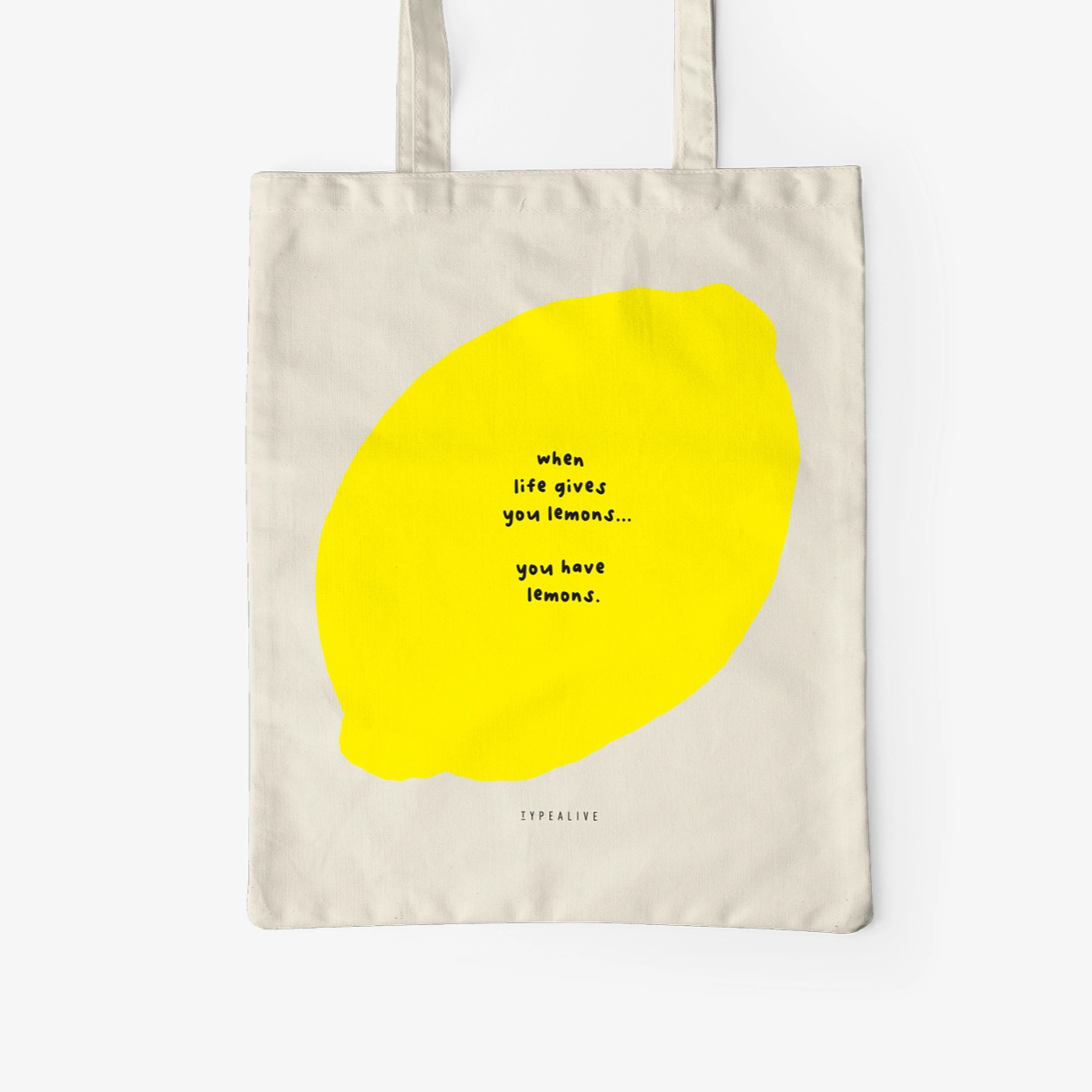 Katoenen tas 'Lemons'