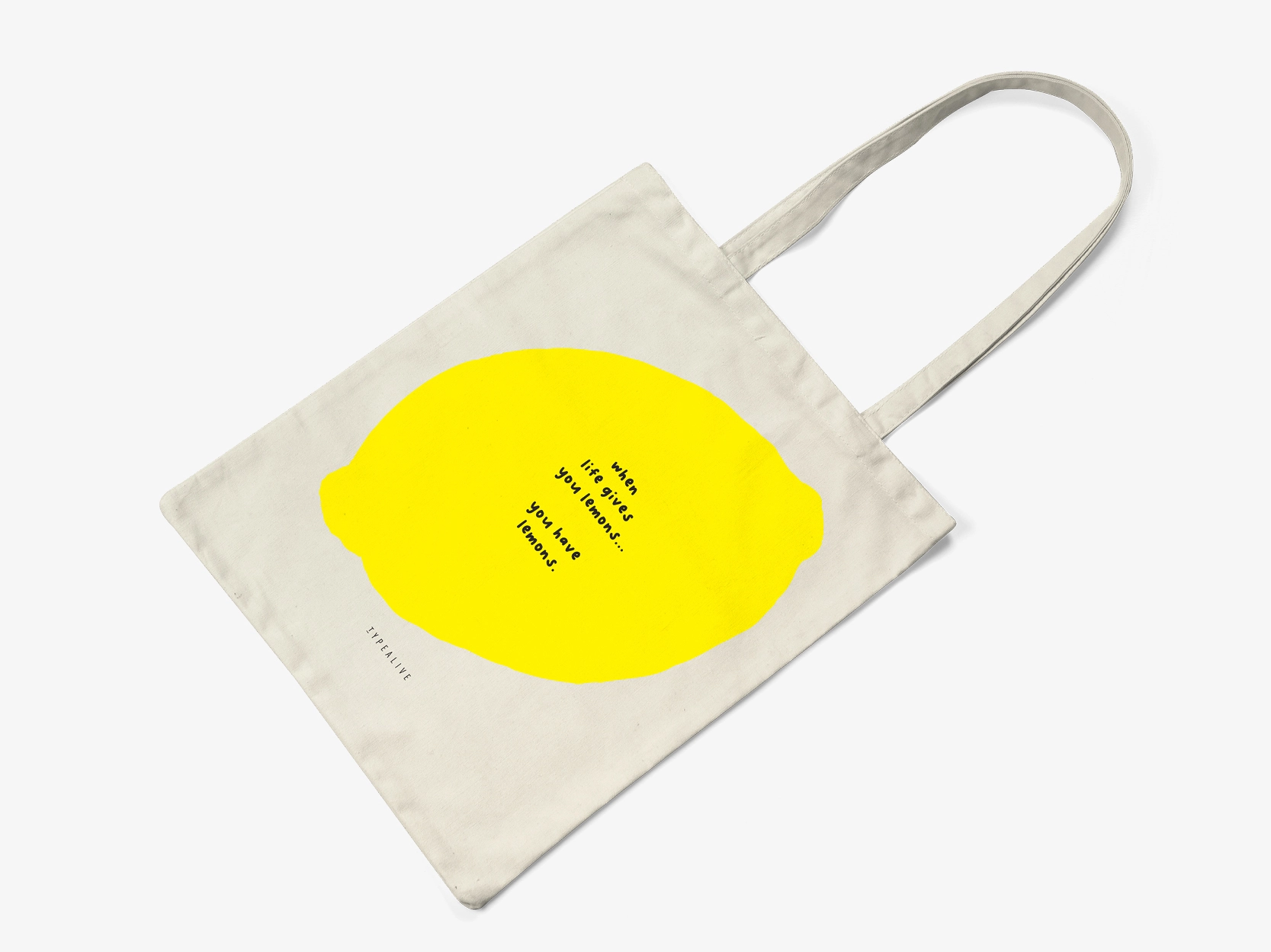 Katoenen tas 'Lemons'