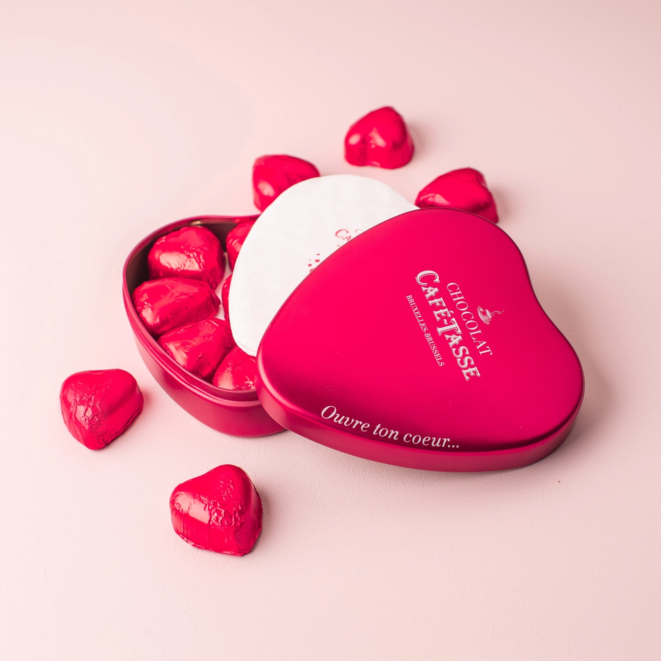 Hartjes blik met bonbons