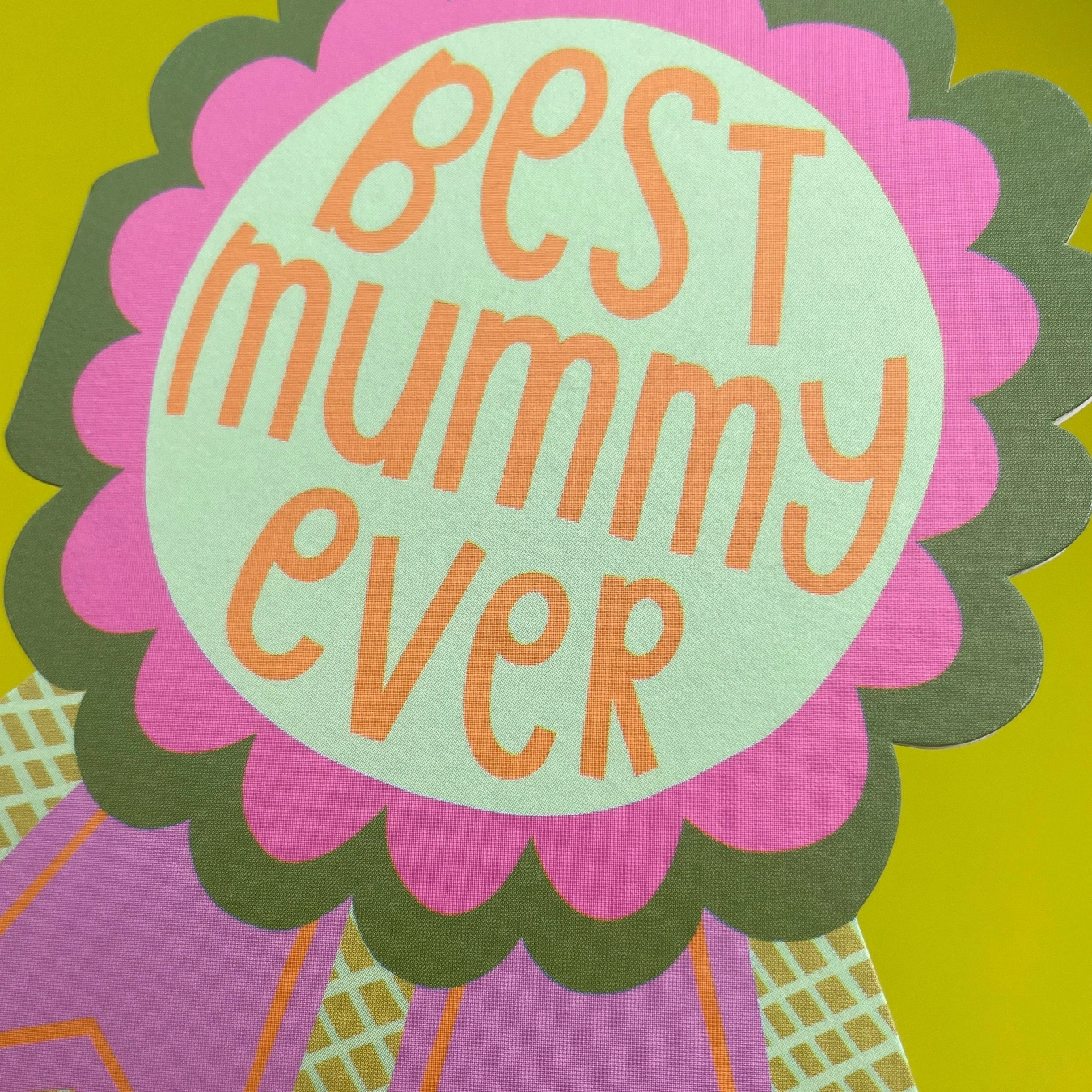 Kaart 'best mummy ever'