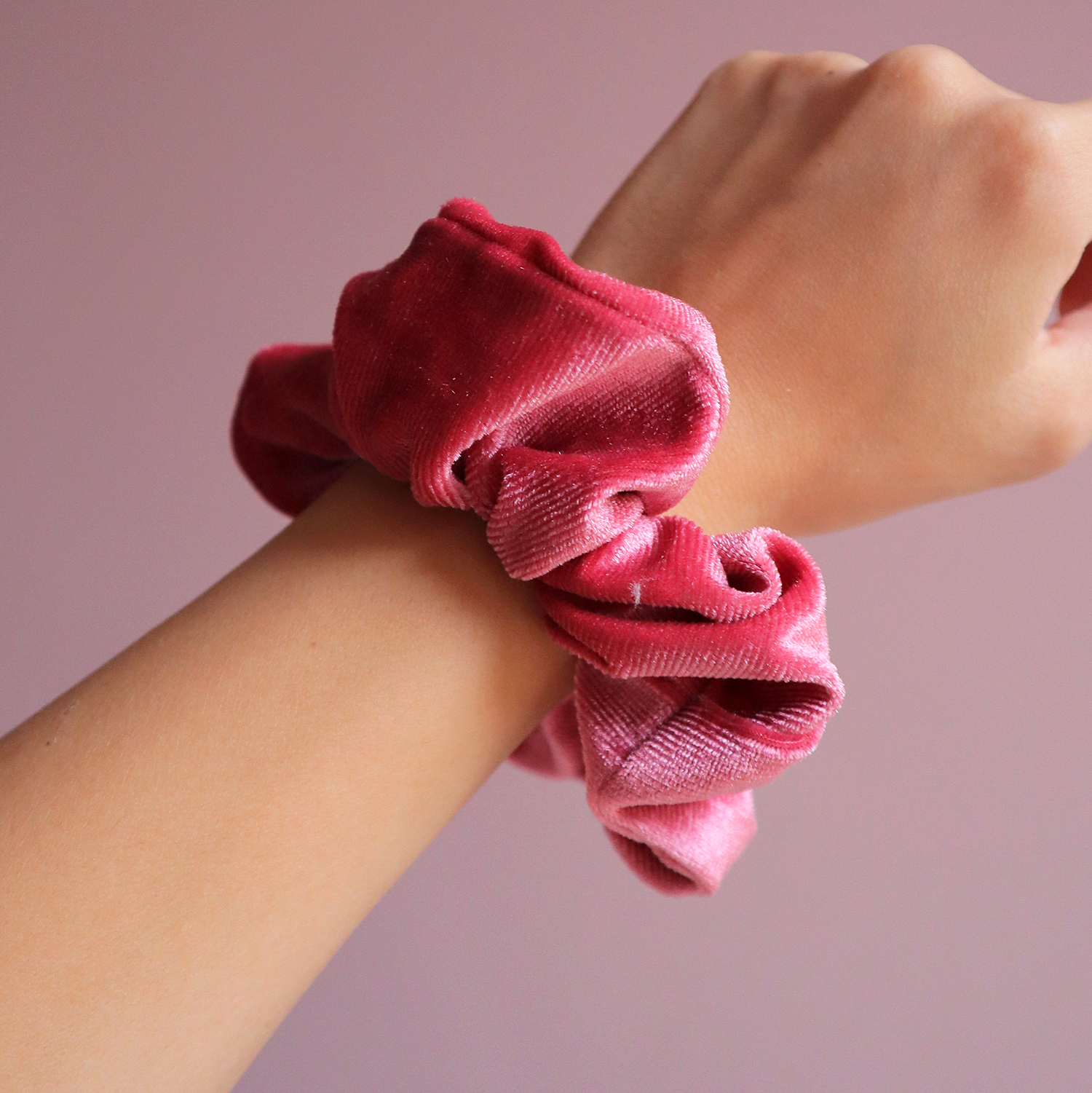 Scrunchie roze