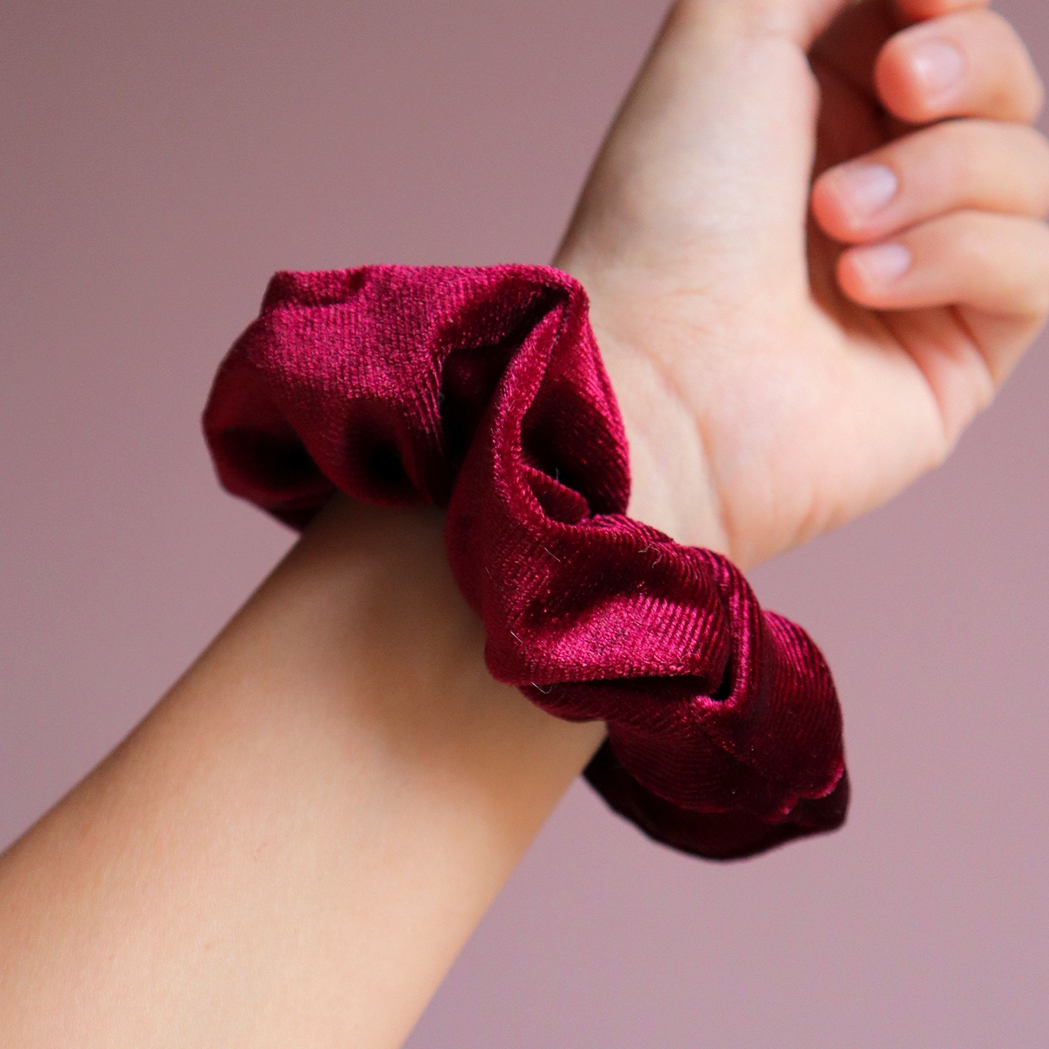 Scrunchie bordeaux