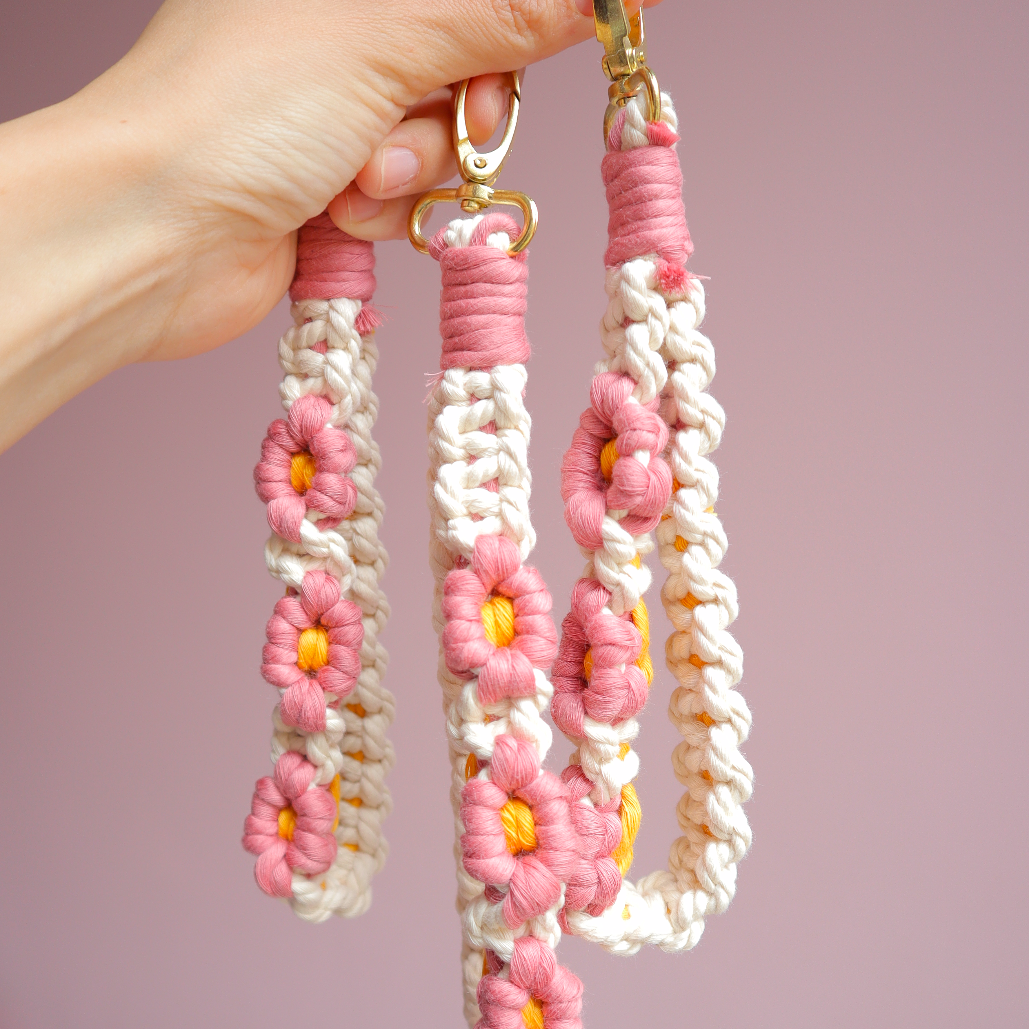 Sleutelhanger bloemetjes