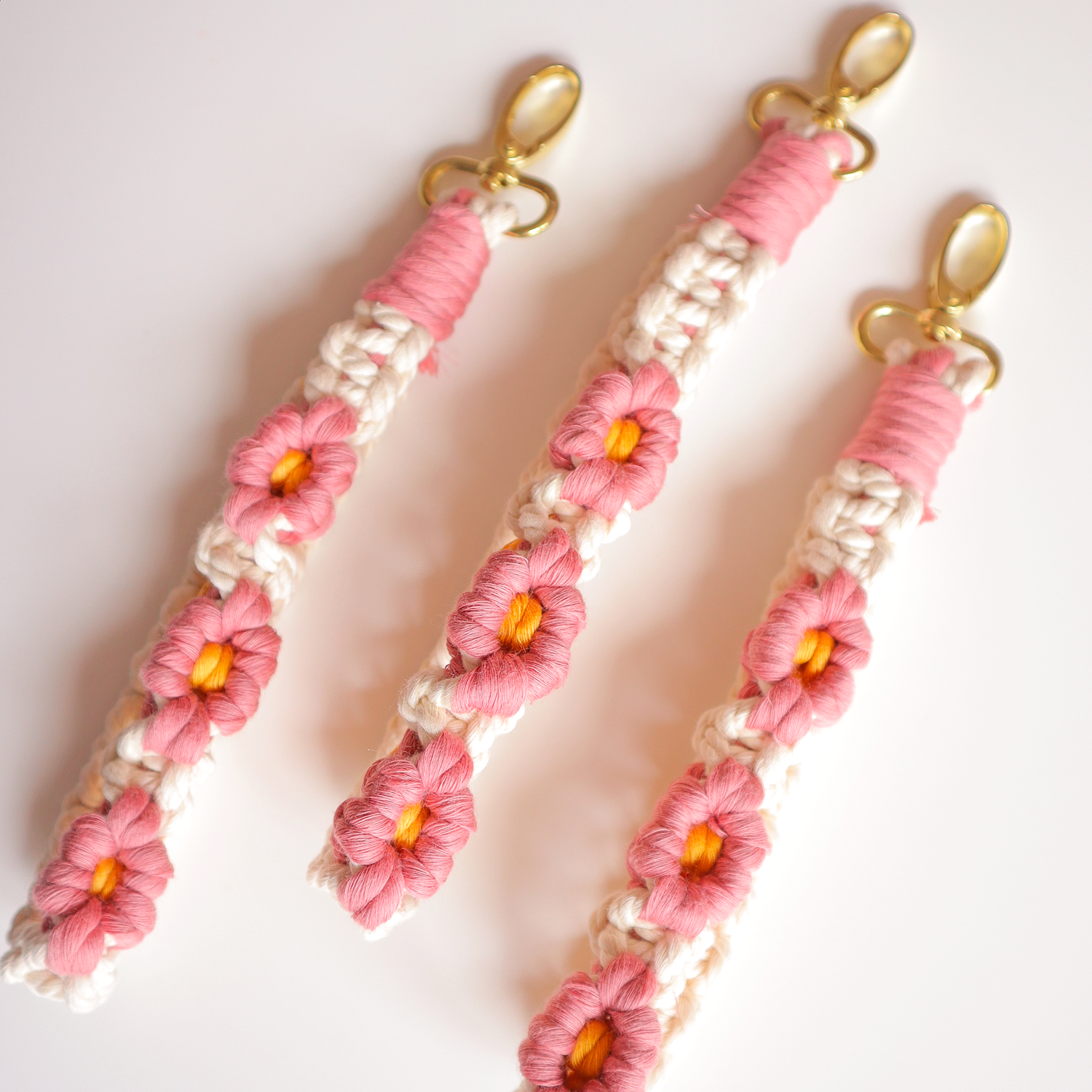 Sleutelhanger bloemetjes
