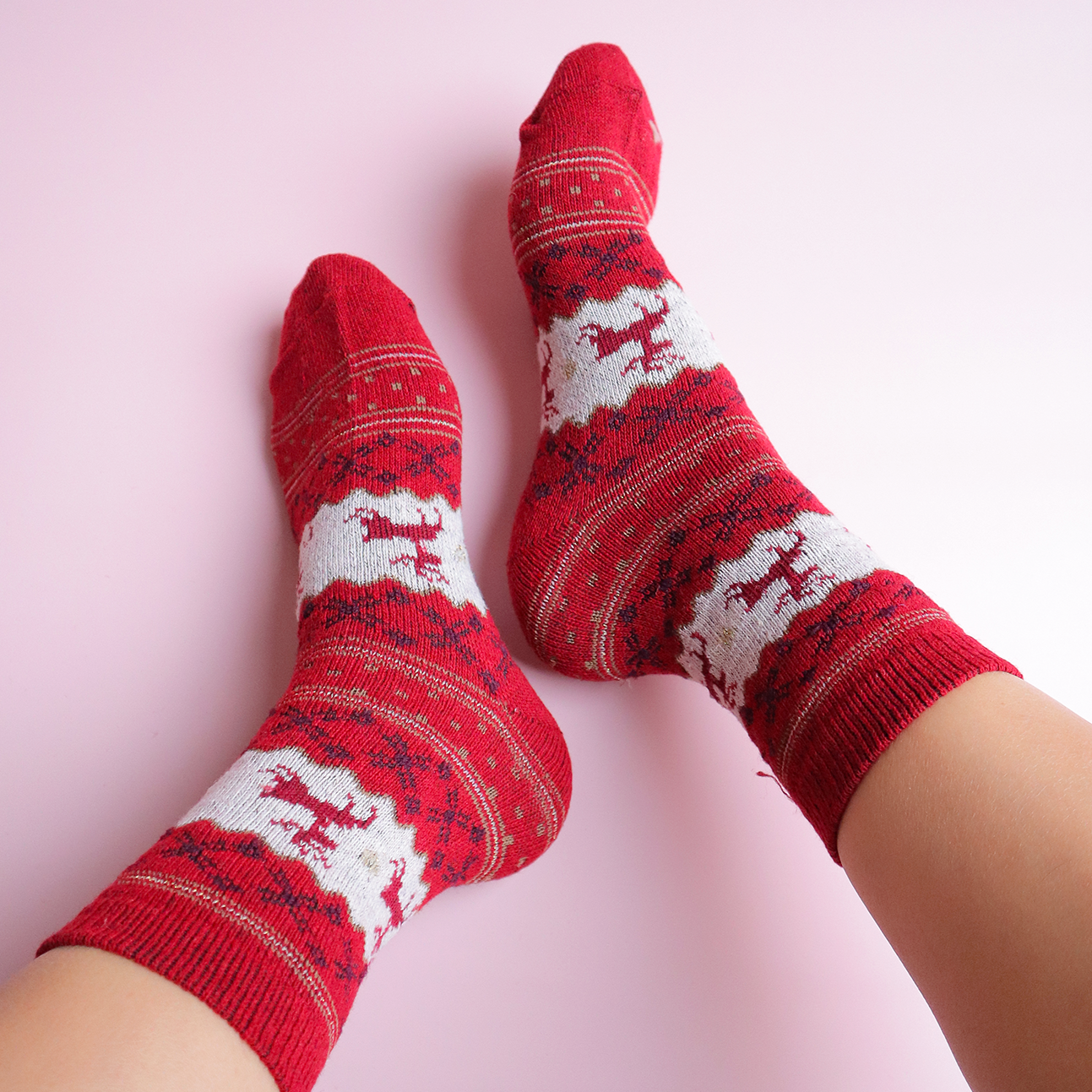 Sokken kerst rendier