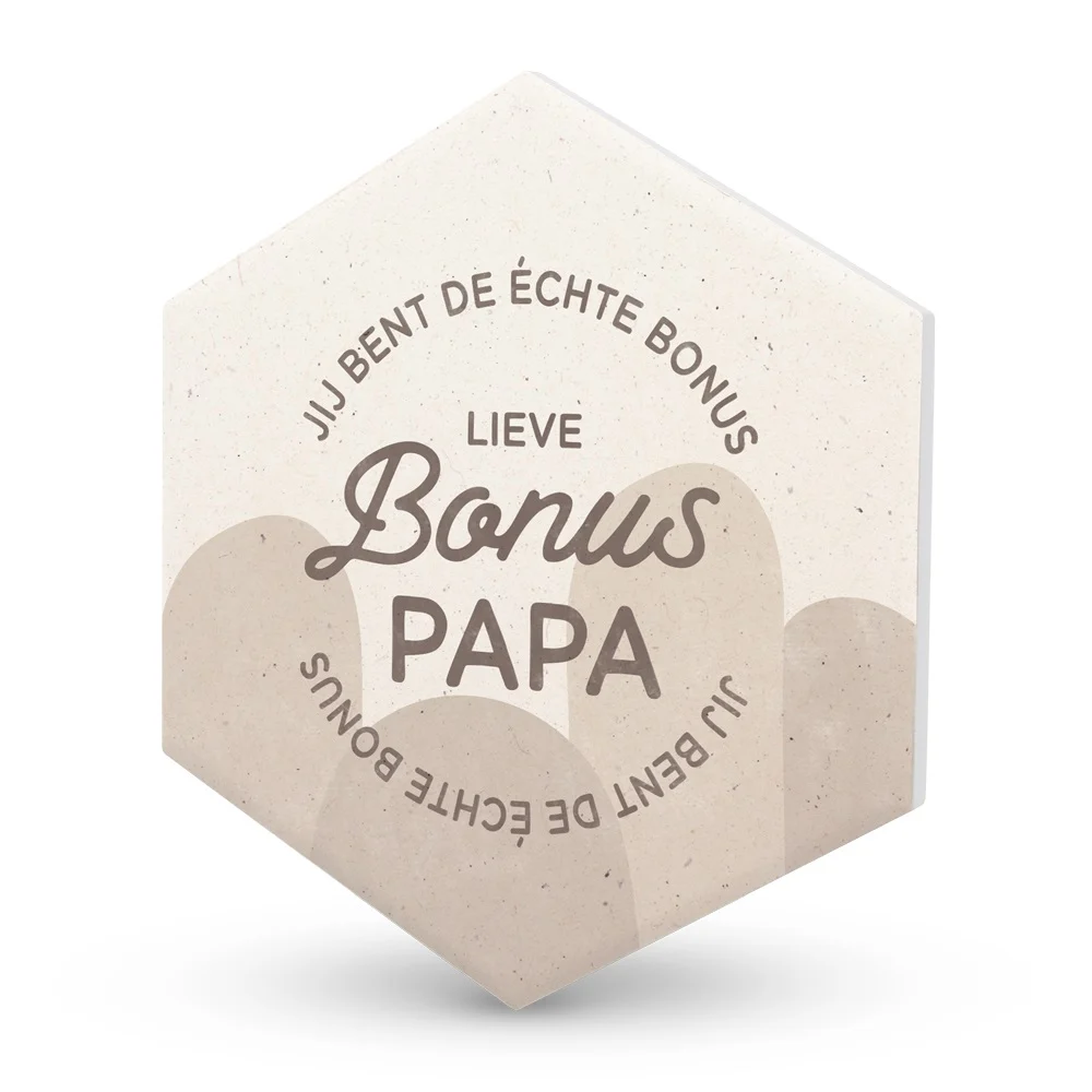 Onderzetter 'Bonus papa'