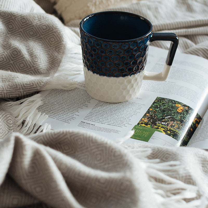 knus deken met kop tijdschrift