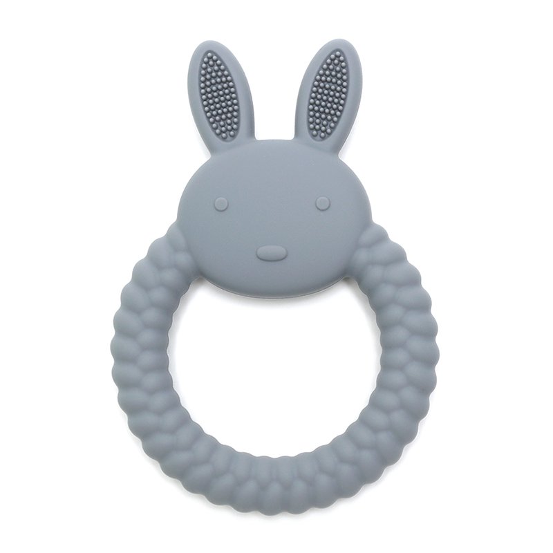 Snufie Silicone Bijtring Steel