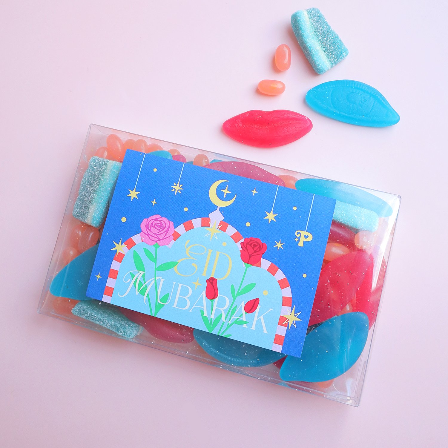 eid mubarak snoepcadeau halal vegan