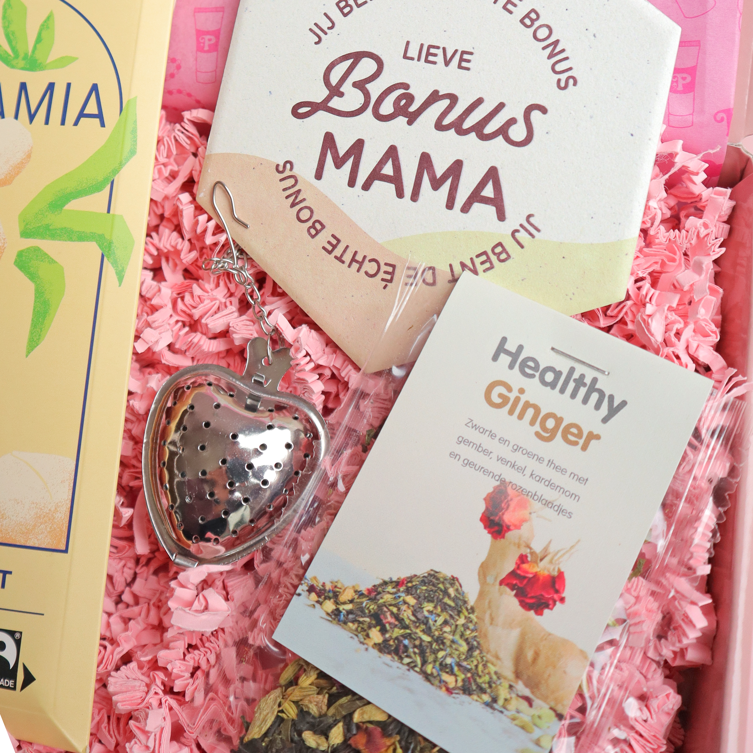 Bonus Mama - Chocolade & Thee | Brievenbuscadeau