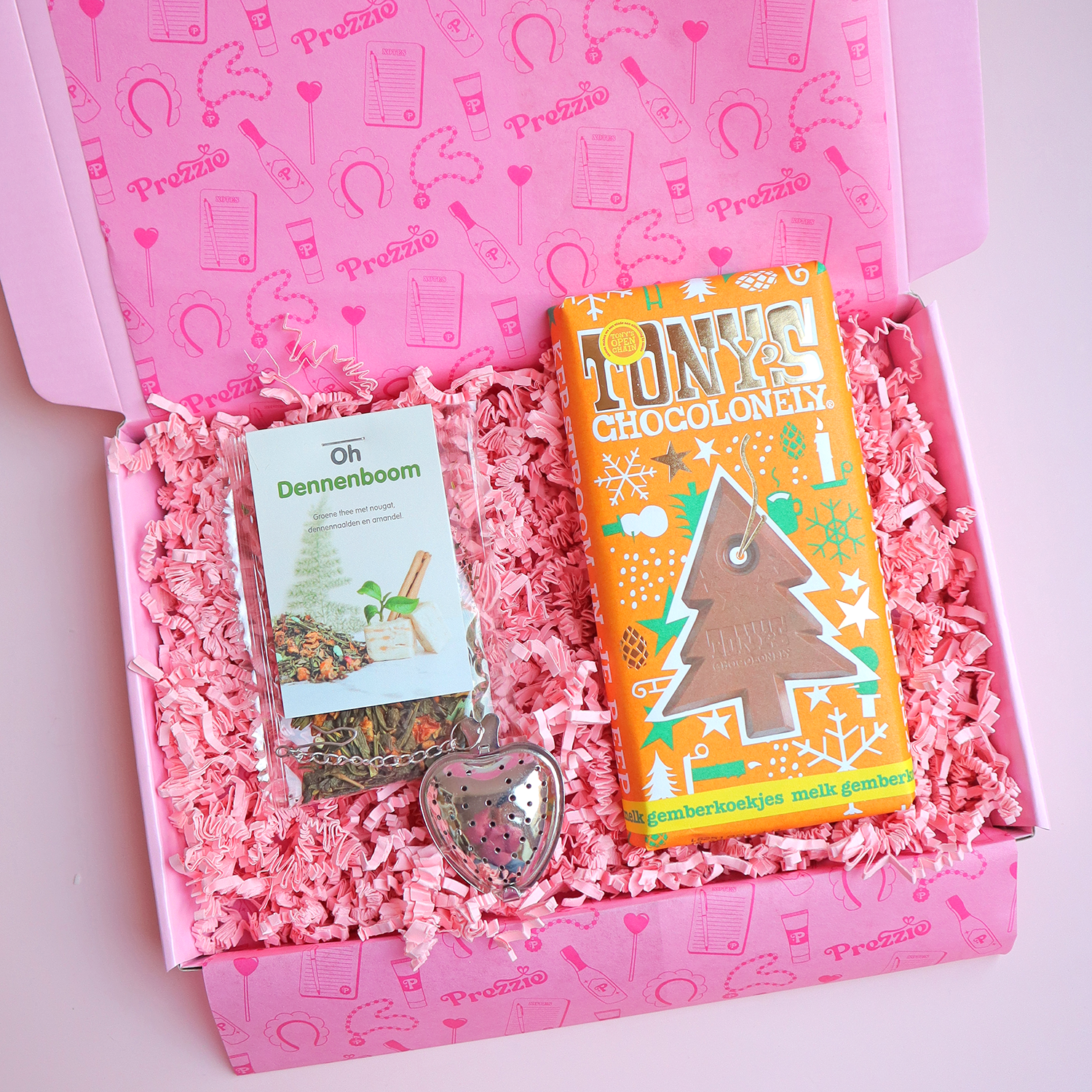 Oh Denneboom Mail | Brievenbuscadeau met thee & chocolade