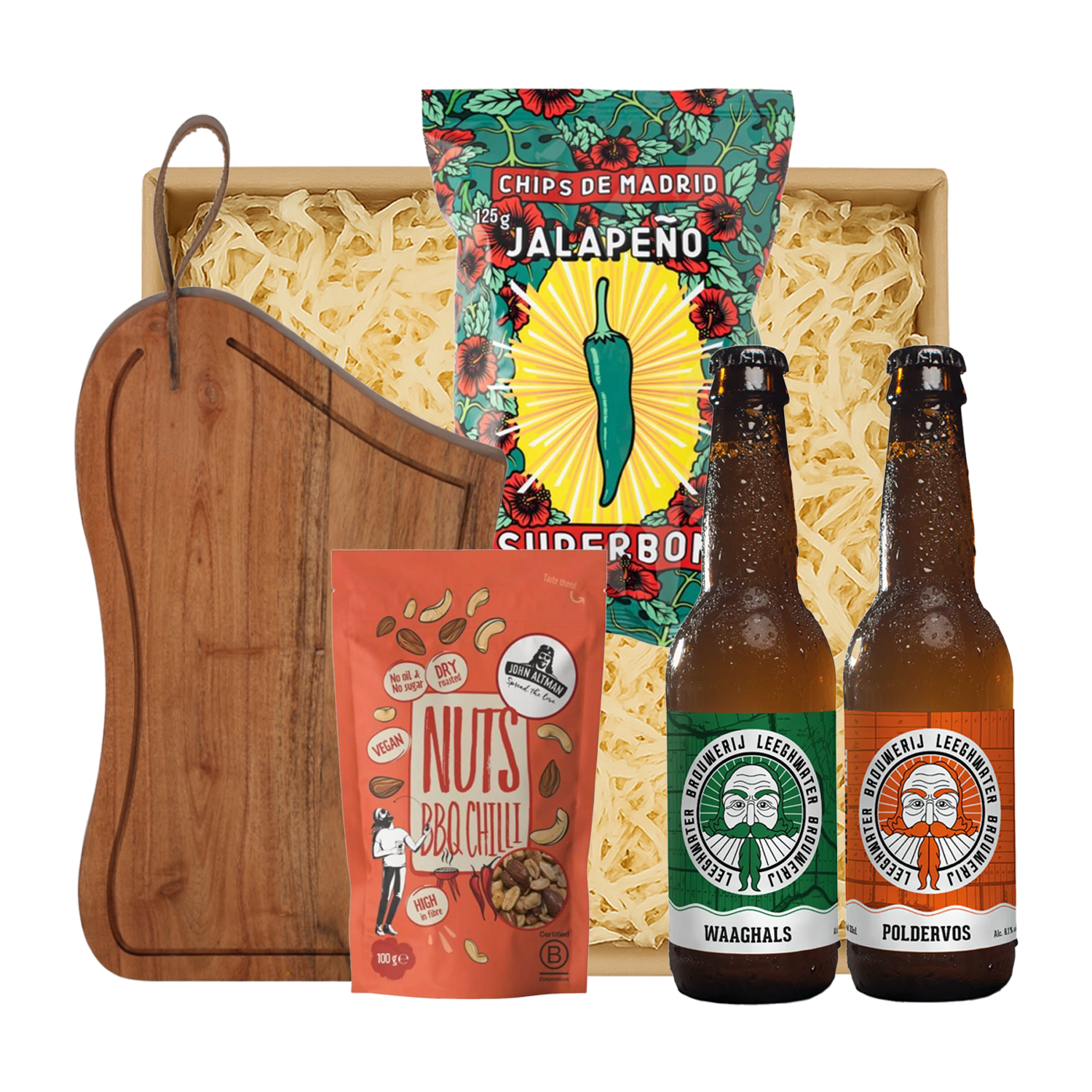 Stoer en smaakvol kerstcadeau met speciaalbier en jalapeño chips