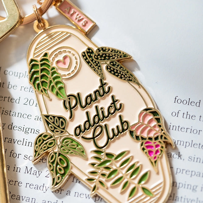 Plant addict club sleutelhanger