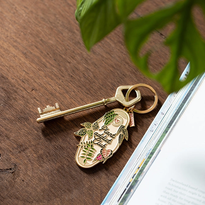 Plant addict club sleutelhanger