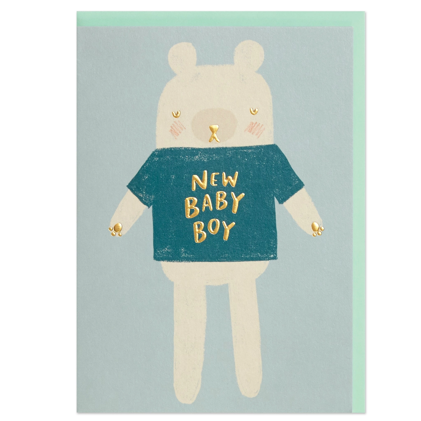 Kaart 'new baby boy'