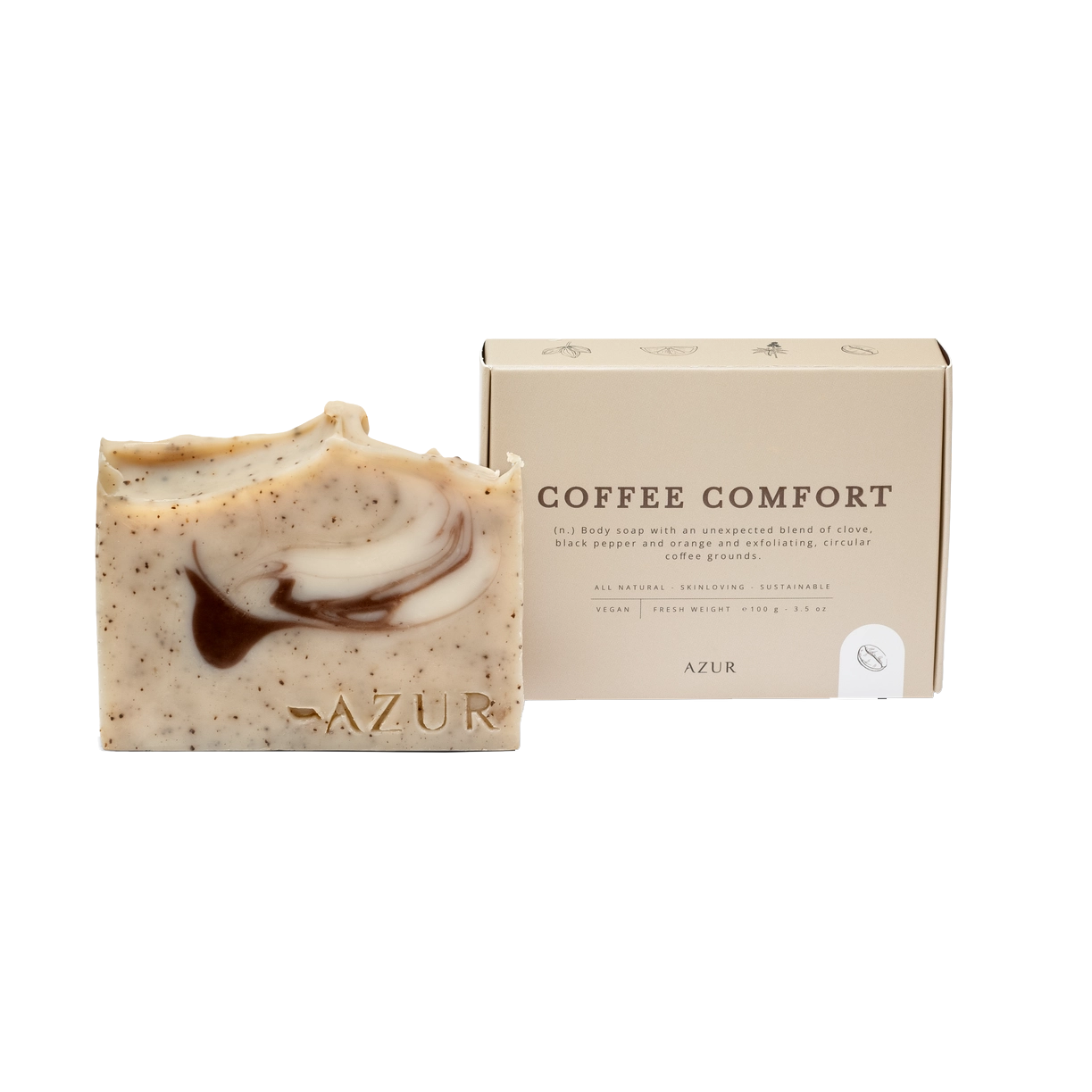 AZUR Coffee Comfort Bodyscrubbar