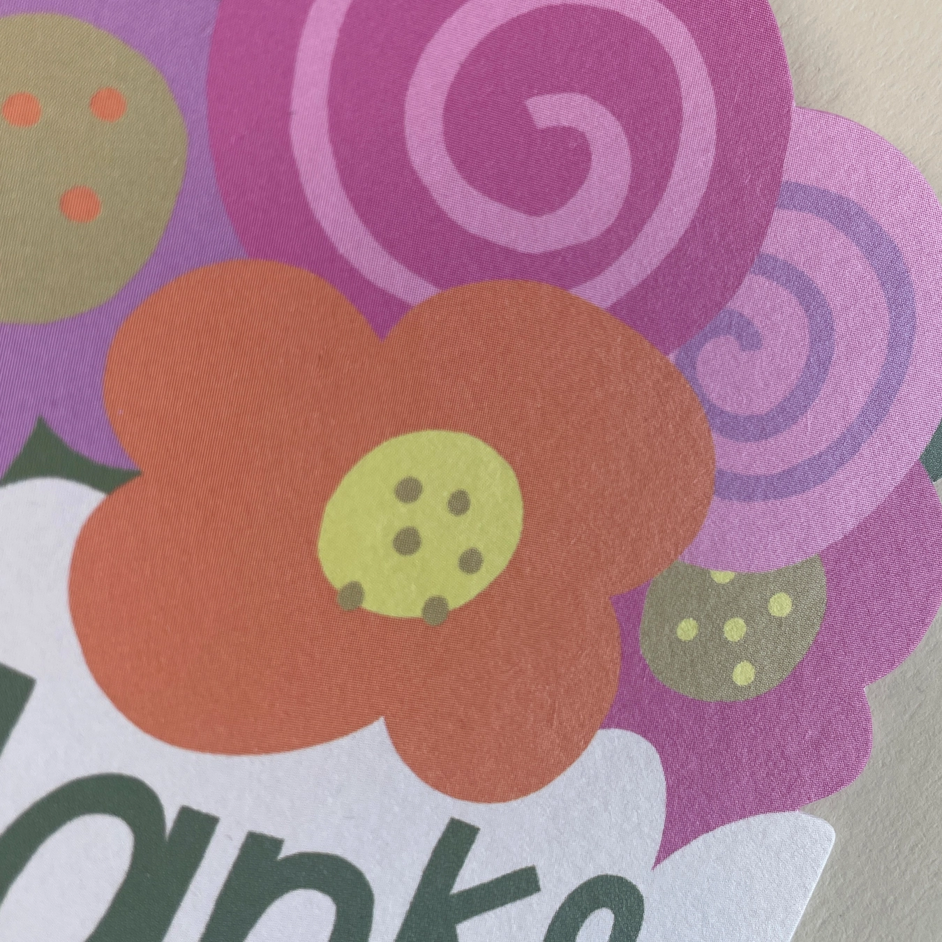 Kaart 'thanks a bunch'