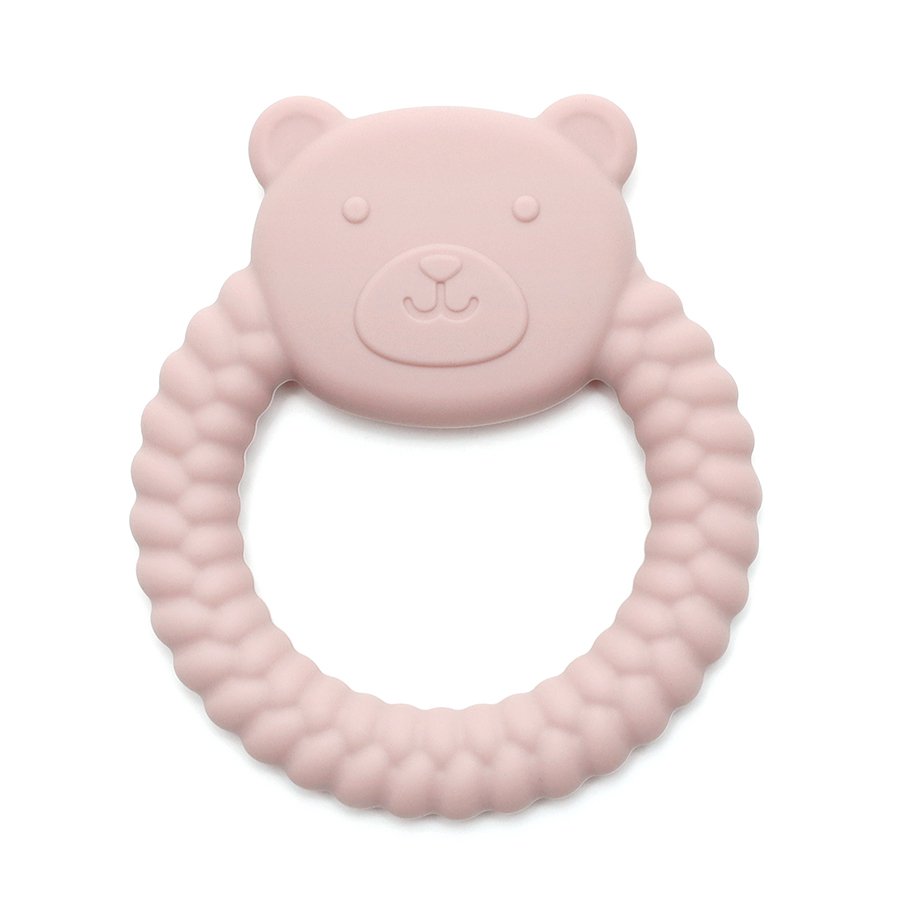 Bear Silicone Bijtring Blush