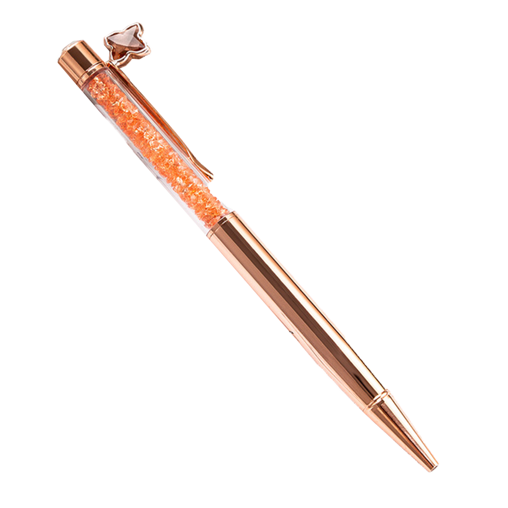 Kristal pen rosegold